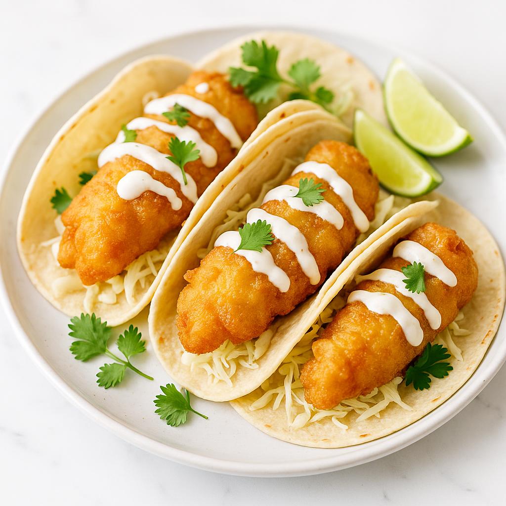 Crispy Baja Fish Tacos